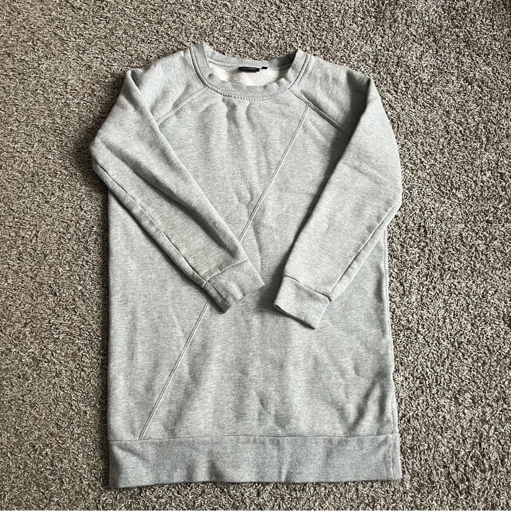 Kate Spade Saturday Gray Sweater Sweatshirt Dress Size XS Tunic Loungewear